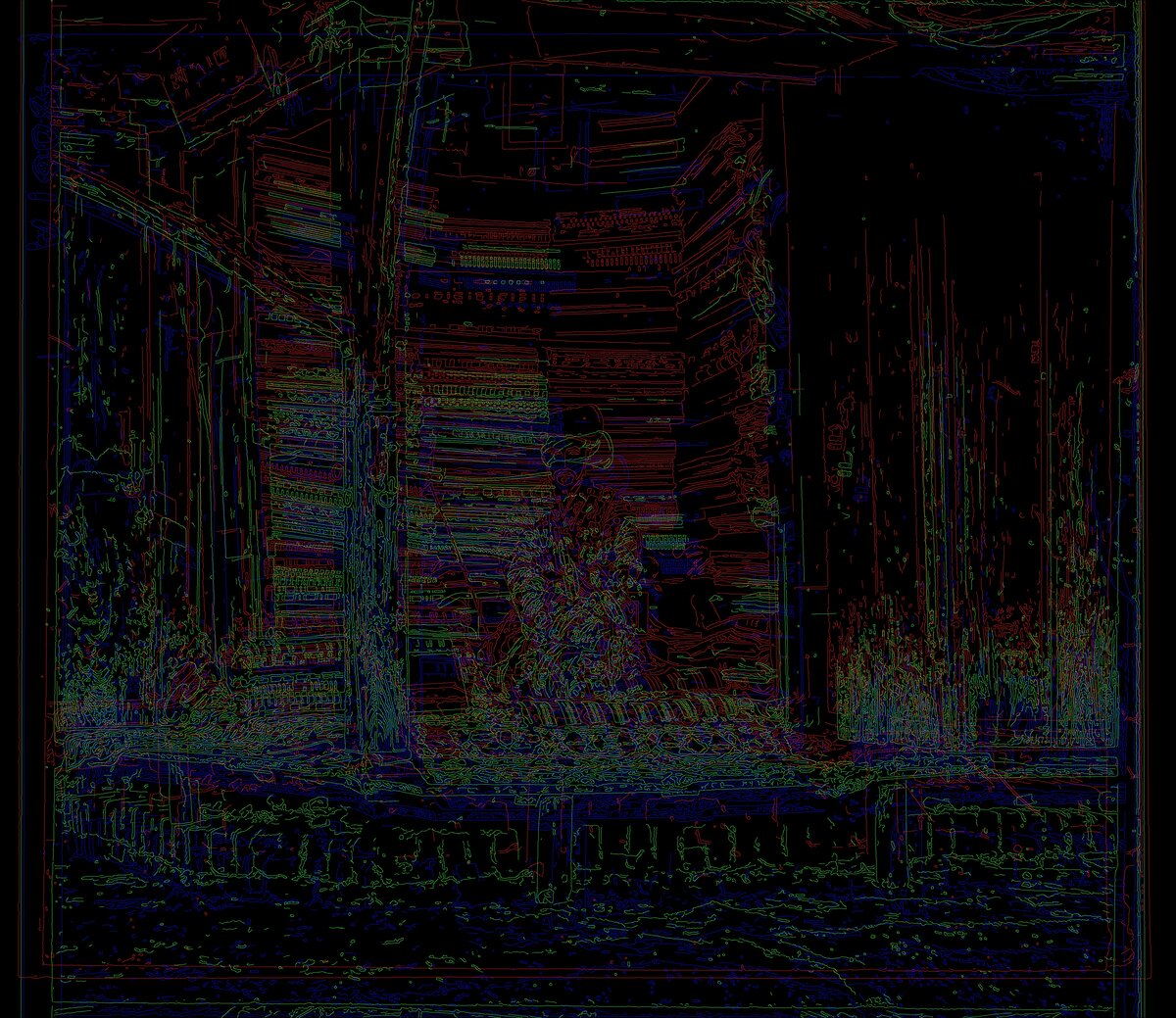Canny edges, 3.4 s