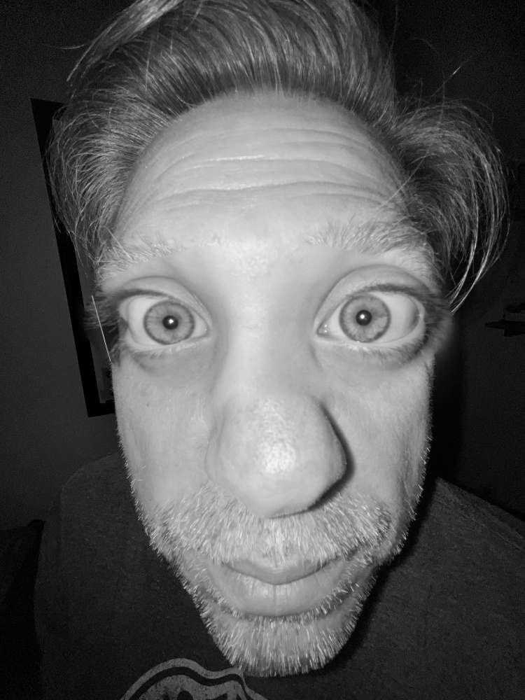 Eye swap, grayscale